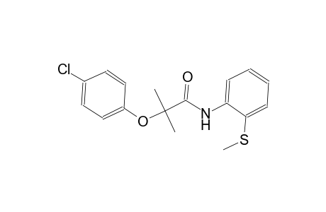2-(4-chlorophenoxy)-2-methyl-N-[2-(methylsulfanyl)phenyl]propanamide