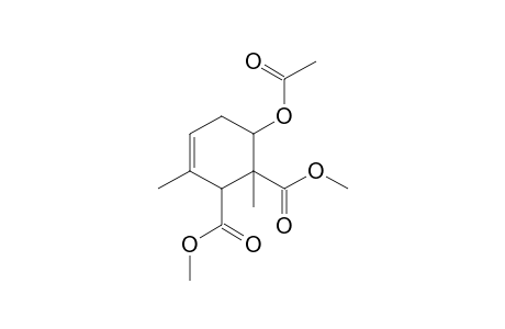 Dimethyl 6-acetyloxy-1,3-dimethyl-3-cyclohexene-1,2-dicarboxylate