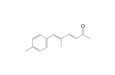 (3E,5E)-5-methyl-6-(4-methylphenyl)-2-hexa-3,5-dienone