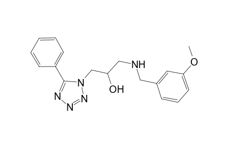 1-(m-anisylamino)-3-(5-phenyltetrazol-1-yl)propan-2-ol