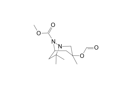 1,8-Diaza-3-(formyloxy)-3,7,7-trimethylbicyclo[3.2.1]octane-8-carboxylic acid methyl ester