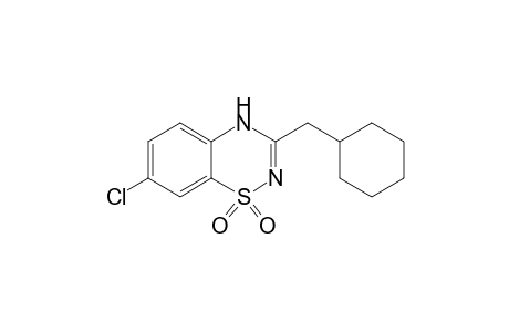 7-Chloro-3-(cyclohexylmethyl)-4H-1-lamda-6,2,4-benzothiadiazine-1,1-dione