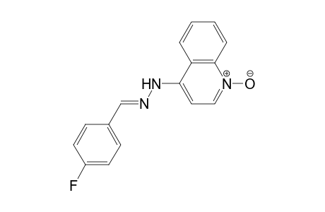 Hydrazine, N1-(4-fluorobenzylideno)-N2-(4-quinolinyl-1-oxide)-