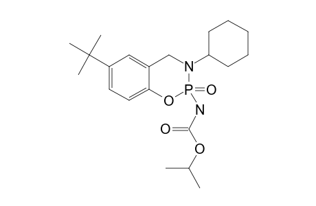 2-ISOPROPYLCARBAMATO-6-(1,1-DIMETHYLETHYL)-3-CYCLOHEXYL-3,4-DIHYDRO-2H-1,3,2-BENZOXAZAPHOSPHORINE-2-OXIDE