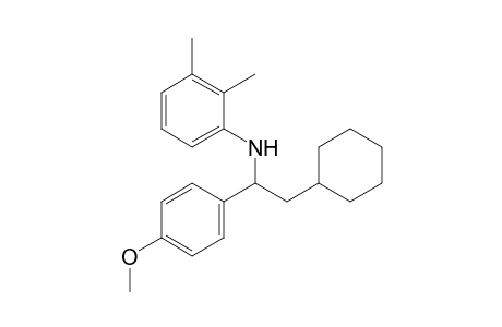 N-[2-cyclohexyl-1-(4-methoxyphenyl)ethyl]-2,3-dimethyl-aniline