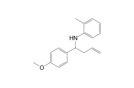 N-(1-(4-methoxyphenyl)but-3-enyl)-2-methylaniline