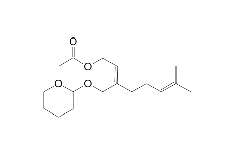(Z)-3-[[(1'-Oxacyclohex-2'-yl)oxy]methyl]-7-methylocta-2,6-dien-1-yl-acetate