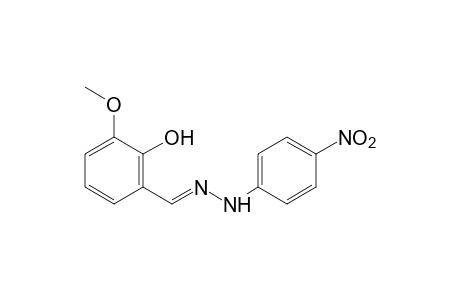 2-hydroxy-m-anisaldehyde, p-nitrophenylhydrazone