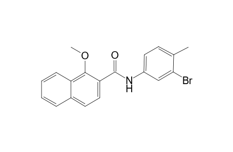 N-(3-bromanyl-4-methyl-phenyl)-1-methoxy-naphthalene-2-carboxamide