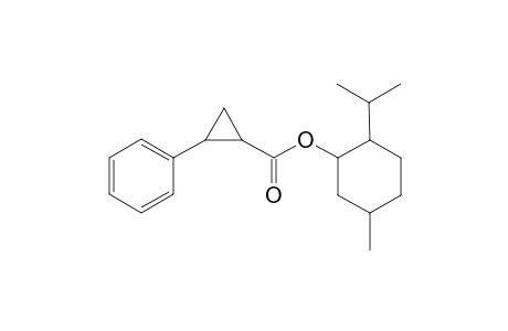 2-l-Menthyloxycarbonyl-1-phenylcylopropane