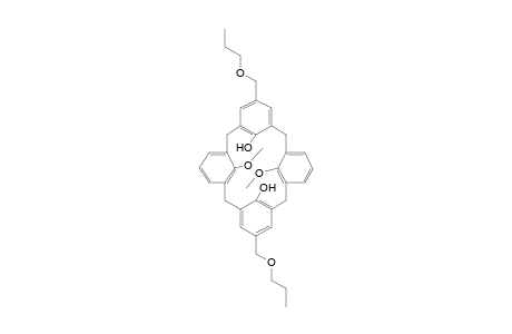 11,23-bis(Propoxymethyl)-25,27-dihydroxy-26,28-dimethoxy-calix[4]arene