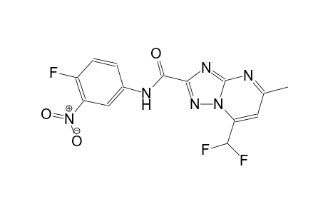7-(difluoromethyl)-N-(4-fluoro-3-nitrophenyl)-5-methyl[1,2,4]triazolo[1,5-a]pyrimidine-2-carboxamide