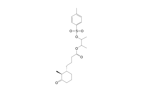Cyclohexanebutanoic acid, 2-methyl-3-oxo-, 1-methyl-2-[[(4-methylphenyl)sulfonyl]oxy]propyl ester, [1R-[1.alpha.(1R*,2S*),2.beta.]]-