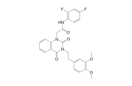 N-(2,4-difluorophenyl)-2-(3-[2-(3,4-dimethoxyphenyl)ethyl]-2,4-dioxo-3,4-dihydro-1(2H)-quinazolinyl)acetamide