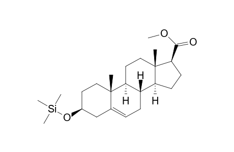 3.BETA.-[(TRIMETHYLSILYL)OXY]-ANDROST-5-ENE-17.BETA.-CARBOXYLIC ACID-METHYL ESTER