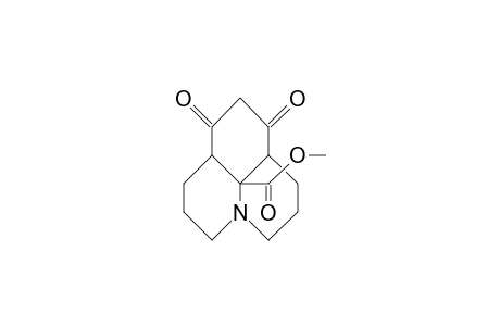 Methyl trans-trans-7a,8,9,10,10a,10b-hexahydro-8,10-julolidione-10b-carboxylate