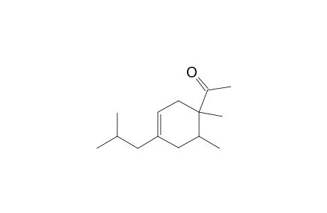 1-(4-Isobutyl-1,6-dimethylcyclohex-3-enyl)ethanone