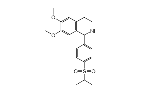 6,7-DIMETHOXY-1-[p-(ISOPROPYLSULFONYL)PHENYL]-1,2,3,4-TETRAHYDROISOQUINOLINE