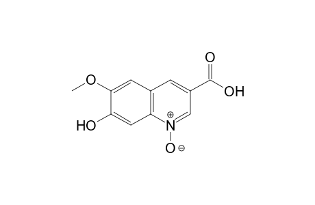 7-HYDROXY-6-METHOXY-3-QUINOLINECARBOXYLIC ACID, 1-OXIDE
