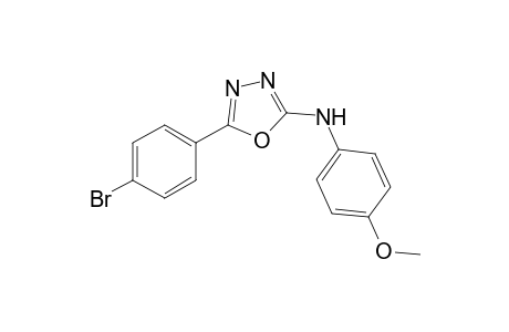 5-(4-Bromophenyl)-N-(4-methoxyphenyl)-1,3,4-oxadiazol-2-amine