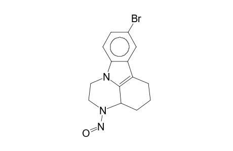 8-Bromo-2,3,3a,4,5,6-hexahydro-3-nitroso-1H-pyrazino[3,2,1-j,k]carbazole