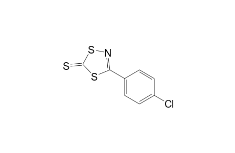 3-(4-Chlorophenyl)-1,4,2-dithiazole-5-thione