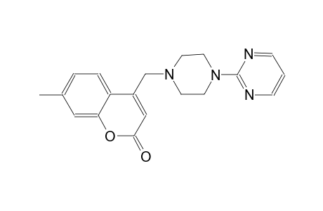 7-methyl-4-{[4-(2-pyrimidinyl)-1-piperazinyl]methyl}-2H-chromen-2-one