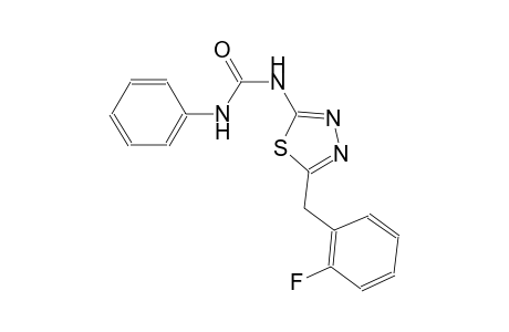 N-[5-(2-fluorobenzyl)-1,3,4-thiadiazol-2-yl]-N'-phenylurea