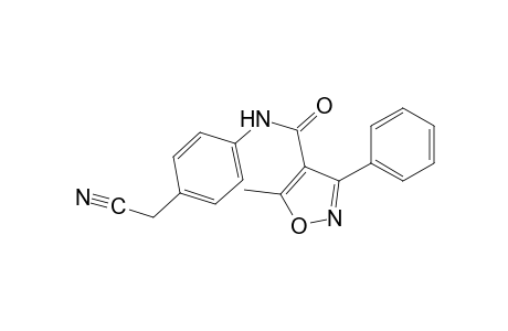 alpha-cyano-5-methyl-3-phenyl-4-isoxazolecarboxy-p-toluidide