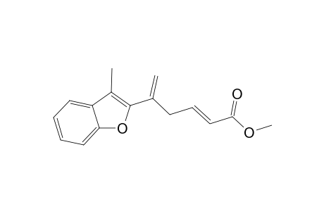 2,5-Hexadienoic acid, 5-(3-methyl-2-benzofuranyl)-, methyl ester