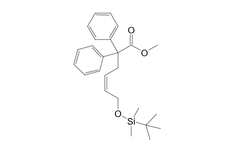 (Z)-Methyl 6-(tert-butyldimethylsilyloxy)-2,2-diphenylhex-4-enoate