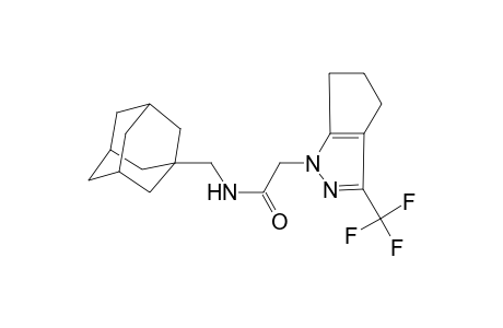 Cyclopenta[c]pyrazole-1-acetamide, 1,4,5,6-tetrahydro-N-(tricyclo[3.3.1.1(3,7)]dec-1-ylmethyl)-3-(trifluoromethyl)-