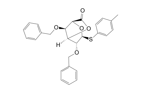 PARA-TOLYL-2,4-DI-O-BENZYL-1-THIO-BETA-D-GALACTOPYRANOSIDURONO-3,6-LACTONE