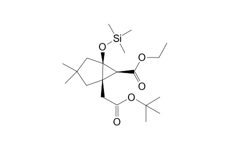 2-.alpha. / 2- .beta.-(Ethoxycarbonyl]-3-.beta.-[(t-butoxy)carbonyl]methyl-5,5-dimethyl-1b-[(trimethylsilyl)oxy]bicyclo[3.1.0]hexane