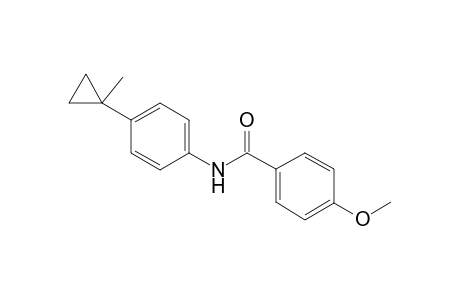 4-Methoxy-N-[4-(1-methylcyclopropyl)phenyl]benzamide