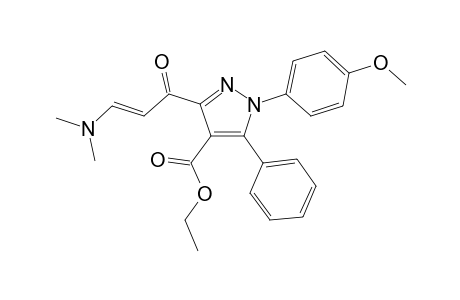 Ethyl 3-[E-3-(N,N-dimethylamino)acryloyl]-1-(4-methoxyphenyl)-5-phenyl-1H-pyrazole-4-carboxylate