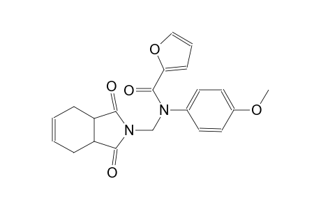 N-[(1,3-dioxo-1,3,3a,4,7,7a-hexahydro-2H-isoindol-2-yl)methyl]-N-(4-methoxyphenyl)-2-furamide