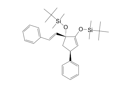 2,3-BIS-(TERT.-BUTYL-DIMETHYL-SILOXY)-5-PHENYL-3-(2-PHENYL-ETHENYL)-CYCLOPENT-1-ENE