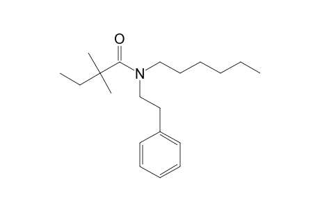 Butyramide, 2,2-dimethyl-N-(phenethyl)-N-hexyl-