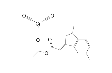 [Ethyl (3,6-dimethylindanylidene)acetate]tricarbonyl chromium