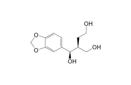1,4-Butanediol, 1-(1,3-benzodioxol-5-yl)-2-(hydroxymethyl)-, (R*,S*)-(.+-.)-