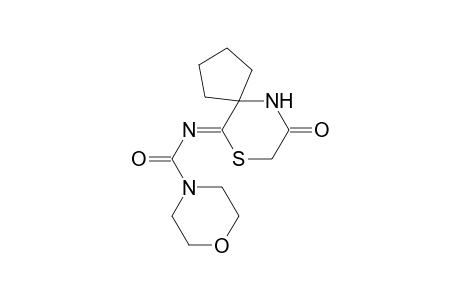 10-[(Morpholinocarbonyl)imino]-9-thia-6-azaspiro[4.5]decan-7-one