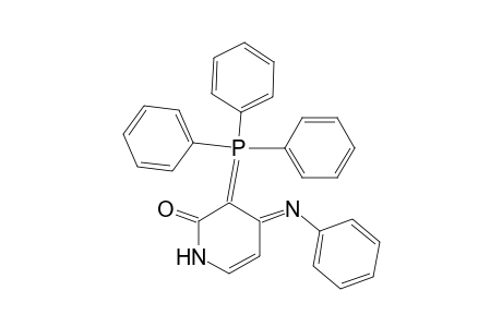 2(1H)-Pyridinone, 3,4-dihydro-4-(phenylimino)-3-(triphenylphosphoranylidene)-, (E)-