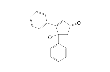 4-hydroxy-3,4-diphenyl-2-cyclopenten-1-one