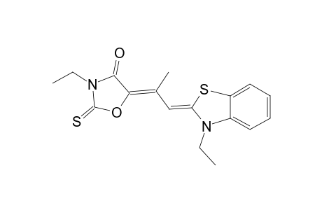 4-Oxazolidinone, 3-ethyl-5-[2-(3-ethyl-2(3H)-benzothiazolylidene)-1-methylethylidene]-2-thioxo-