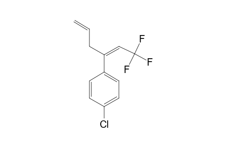 (4Z)-4-(4-CHLOROPHENYL)-6,6,6-TRIFLUORO-1,4-HEXADIENE