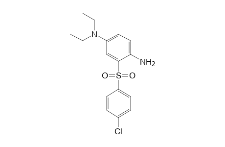 1,4-Benzenediamine, 2-[(4-chlorophenyl)sulfonyl]-N4,N4-diethyl-