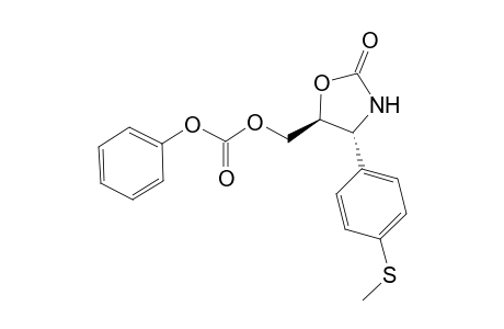 (4R,5S)-4-(4-Methylthiophenyl)-5-phenyloxycarbonyloxy-2-oxazolidinone