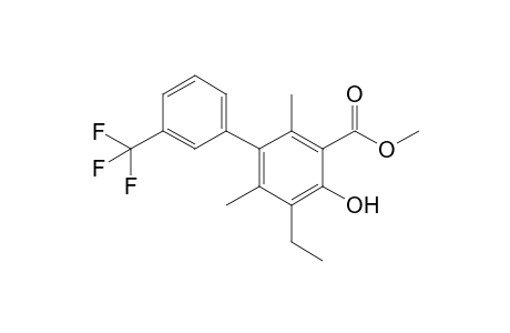 Methyl 5-ethyl-4-hydroxy-2,6-dimethyl-3'-(trifluoromethyl)-biphenyl-3-carboxylat