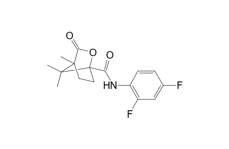 Bicyclo[2.2.1]heptane-1-carboxylic acid, 4,7,7-trimethyl-3-oxo-2-oxa-, (2,4-difluorophenyl)amide